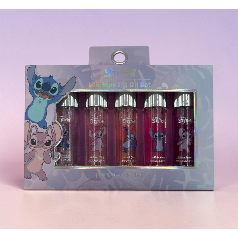 Taste‎ Beauty LILO & STITCH Hibiscus Seed Lip Oil Set 4 Flavored Lip Oils